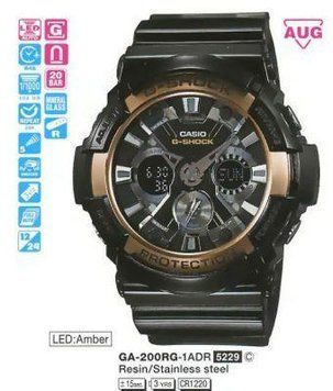 Годинник CASIO G-SHOCK GA-200RG-1AER 1316038197 фото