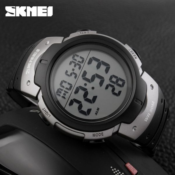 Чоловічий спортивний водостійкий тактичний годинник Skmei 1068 1742245829 фото