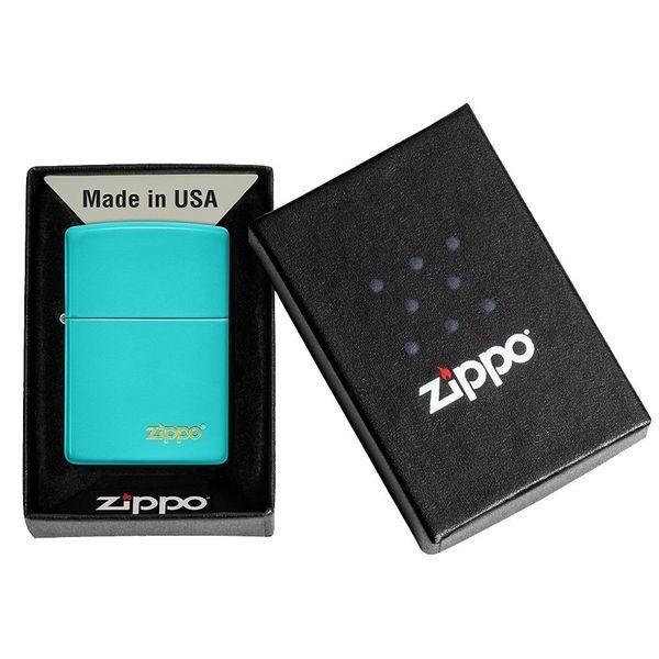 Запальничка Zippo Flat Turquoise Zippo Lasered 49454 ZL zippo49454 фото