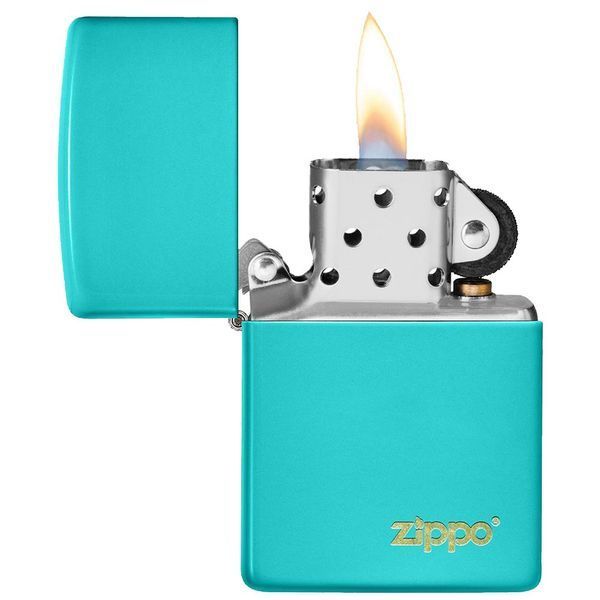 Запальничка Zippo Flat Turquoise Zippo Lasered 49454 ZL zippo49454 фото