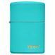Запальничка Zippo Flat Turquoise Zippo Lasered 49454 ZL zippo49454 фото 1